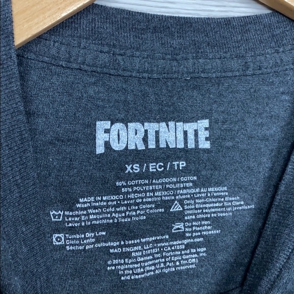 NWOT Fortnite Love Ranger Gray Short Sleeve Tee - Picture 2 of 6